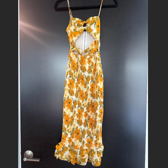 Fortunate One Espresso Drip Midi Dress - Picture 4 of 8